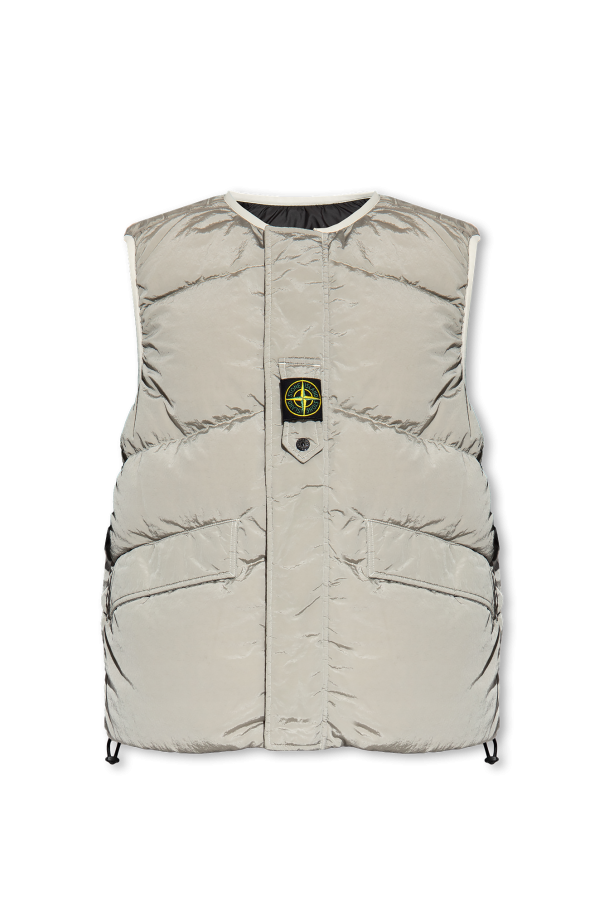 Szary Dwustronna kamizelka Stone Island Vitkac Polska